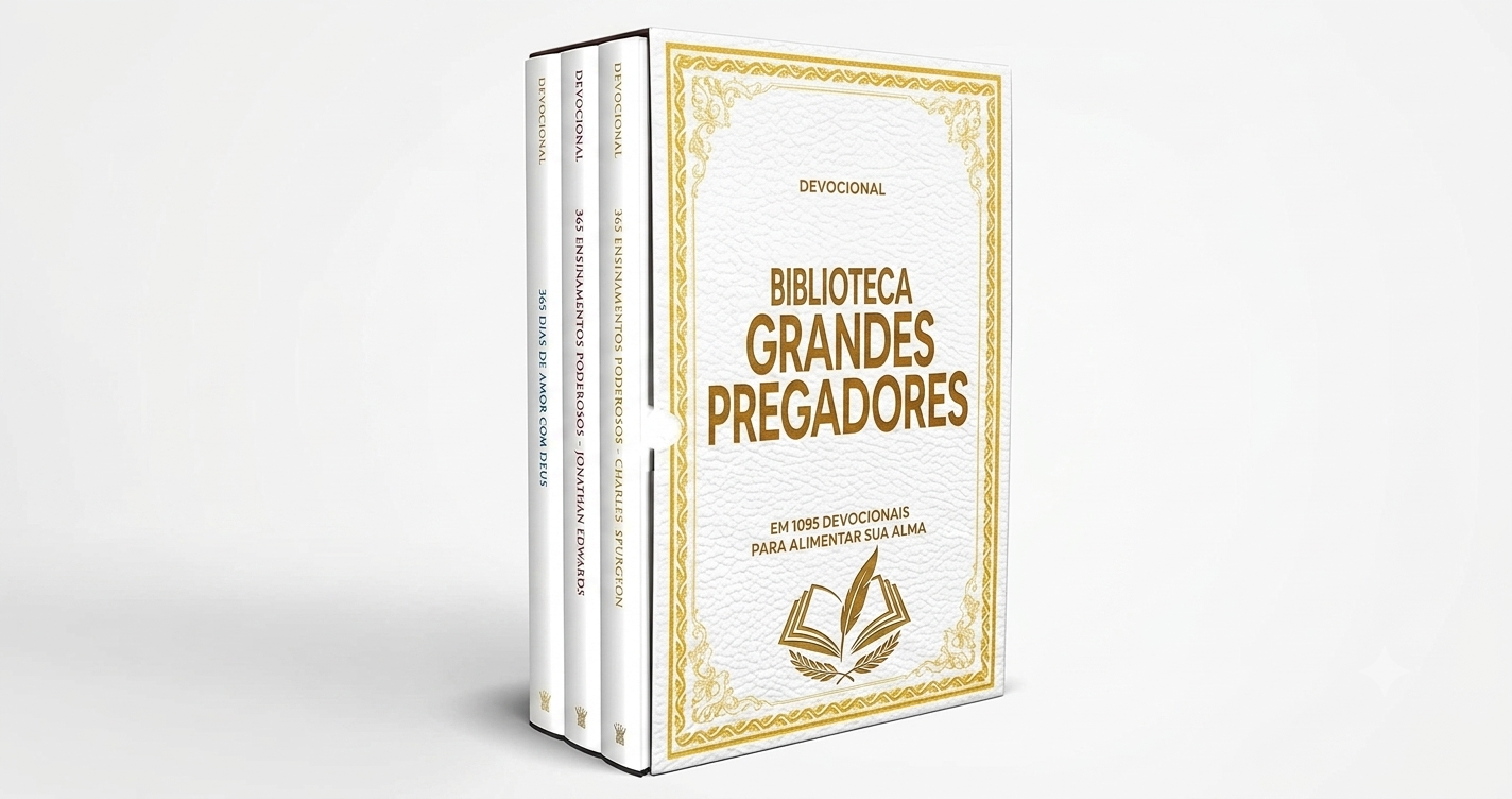 Biblioteca Devocional com Grandes Pregadores - Box com 3 Livros