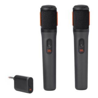 Microfone Jbl Duplo S Fio Wireless Jbl Micbr2 Karaokê Party