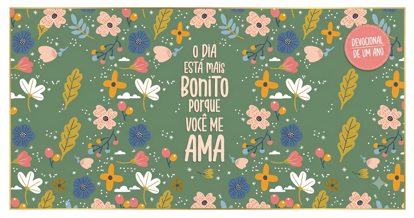 O dia está mais bonito porque você me ama - Devocional